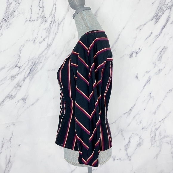 Intermix | Lexi Striped Top | Sz 4 - Picture 7 of 11